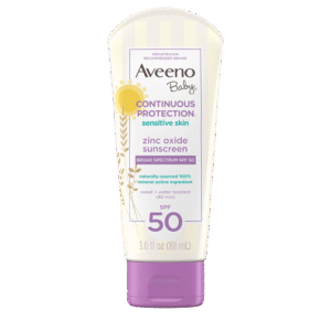 Aveeno Baby Zinc Oxide Mineral Sunscreen Lotion, SPF 50, 3 fl. oz