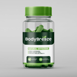 BodyBreeze Internal Deodorant Supplement – Full Body Deodorizer for Gut Health, Skin Health, Detox & Digestion Support – Natural Odor Control Chlorophyll Pills for Head-to-Toe Freshness | 30 Capsules
