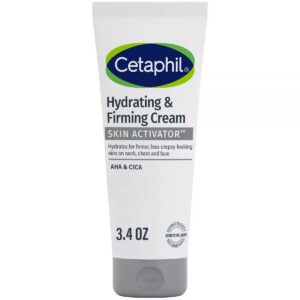 CETAPHIL Skin Activator Hydrating & Firming Cream For Face, Neck & Chest 3.4 oz, Mandelic Acid (AHA) and Centella Asiatica (CICA) Cream, Hydrates and Firms Aging Skin, Anti-Aging Skin Care
