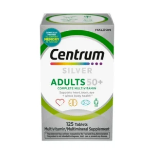 Centrum Silver Adults 50 Plus Multivitamin With Vitamin C, D & E, 125 Count