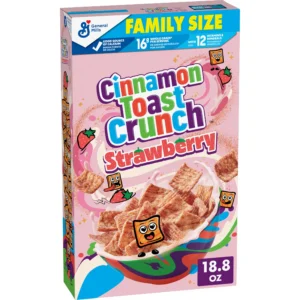 Cinnamon Toast Crunch Breakfast Cereal, Crispy Cinnamon Cereal, Family Size, 18.8 oz