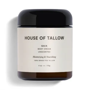 House of Tallow Gaia Body Cream Unscented 4oz
