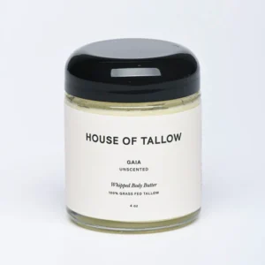 House of Tallow Gaia Unscented Whipped Body Butter 4oz