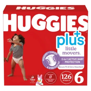 Huggies Plus Diapers Size 6, 126 Count