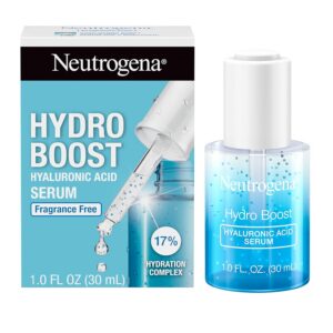 Neutrogena Hydro Boost Hyaluronic Acid Face Serum, Fragrance Free, 1 oz