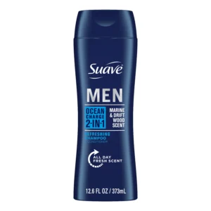 Suave Professionals Men 2-in-1 Shampoo & Conditioner, Moisturizing, Ocean Charge, 12.6 fl oz